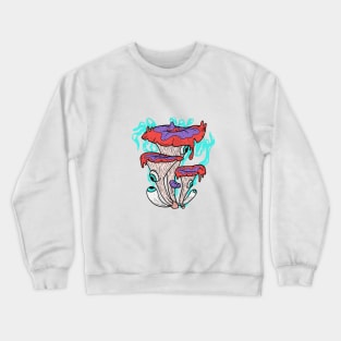 Mushrooms with eyes Crewneck Sweatshirt